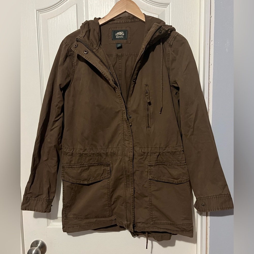 Brown Hooded Jacket